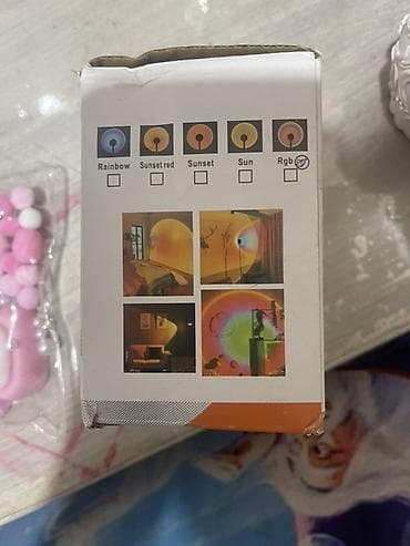 led prajektor: Məhsul: Günbatımı effektli proyeksiya lampası Xüsusiyyətlər: - — 2