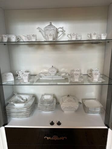 toyuq dos eti: Boşqablar, rəng - Ağ, Farfor — 1