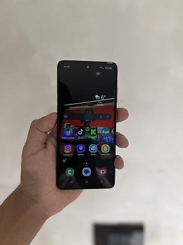 intel core i5: Samsung Galaxy A52, 128 GB, rəng - Qara, Barmaq izi, Face ID — 9