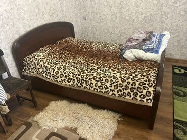купить двуспальную кровать: İşlənmiş, İkinəfərlik çarpayı, Bazasız, Matras ilə, Siyirməsiz — 4