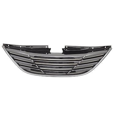 hava ceken: Hyundai Sonata 2011-2014 üçün mat qara radiqtor barmaqlığı Çatdırılma — 3