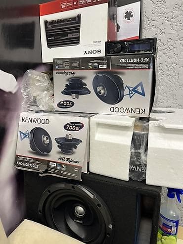 maşın dinamik: Avtomobil audio paketi – Kenwood və Sony Komponentlər: - Kenwood — 1