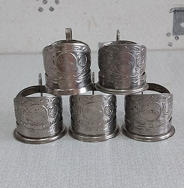 ucuz esyalar: Stəkanlar, rəng - Gümüşü, SSRİ — 5