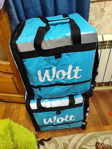 wolt: Wolt brendi çatdırılma çantaları dəsti - İki ədəd termal çatdırılma — 1