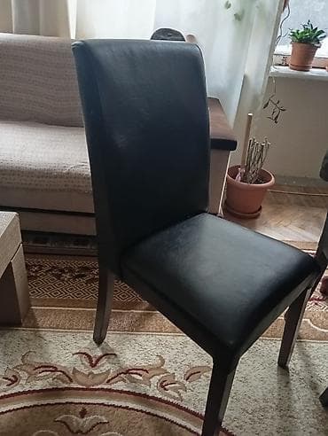 mudir masası: Mətbəx üçün, Qatlanmayan, rəng - Qara Stul — 1