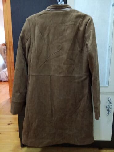 женское пальто с мехом: Пальто, Kenzo, XL, цвет - Коричневый — 3