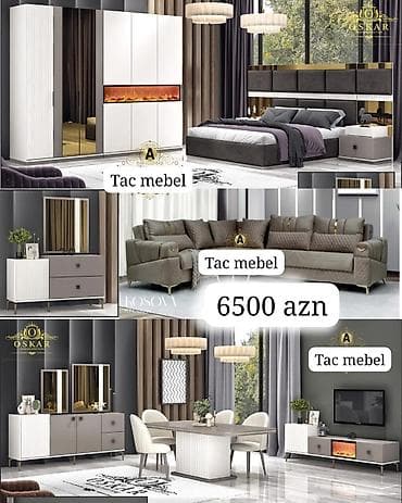 mebel yataq desti: Tac Mebel – Komplekt mebel dəstləri 1) Dəst 1 – 6500 AZN - Yataq — 4