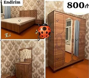 sade yataq mebeli: Yataq otağı dəsti — 1