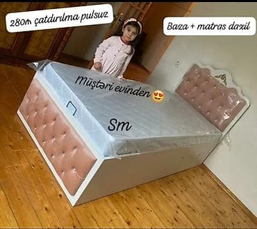 Oğlan və qız üçün, Yeni, Çarpayı, Bazalı, Matras ilə