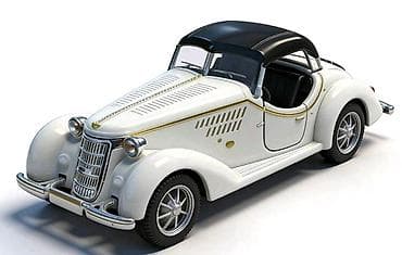 kinder stranger things: Retro üslubda mini model avtomobil - Klassik yol kabrioletinin — 2
