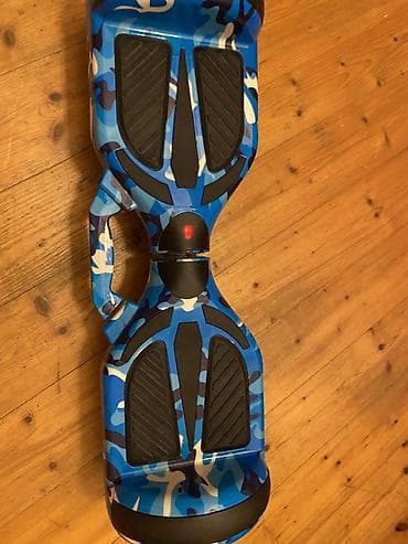 Elektrikli hoverboard (segway) – mavi kamuflyaj dizayn Yeni kimidir — 1