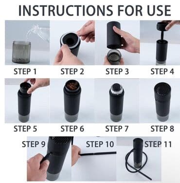 masqa qabi: Kompakt stolüstü şisha (portativ nərgilə) – müasir və minimalist — 3