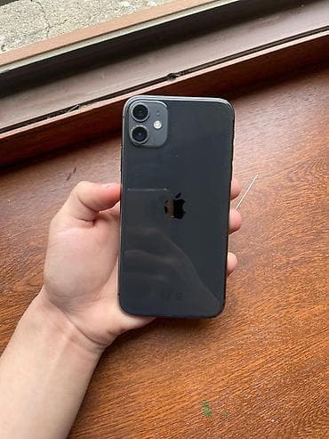 IPhone 11, 64 GB, Qara, Face ID