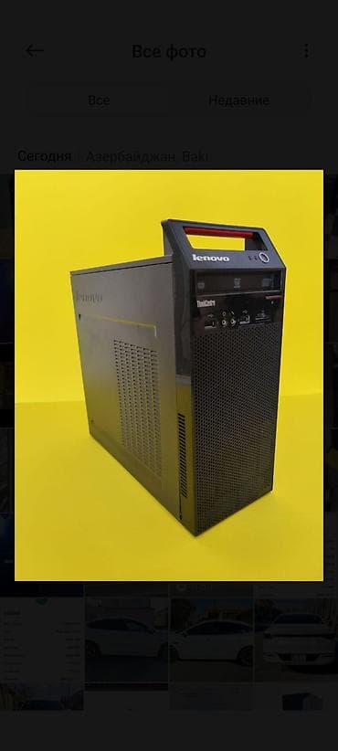 Lenovo sistem bloku. Əla vəziyyətdə İ5 4570s RAM 8 GB Hard Disk 500 GB lalafo.az -da Lenovo sistem bloku. Əla vəziyyətdə İ5 4570s RAM 8 GB Hard Disk 500 GB