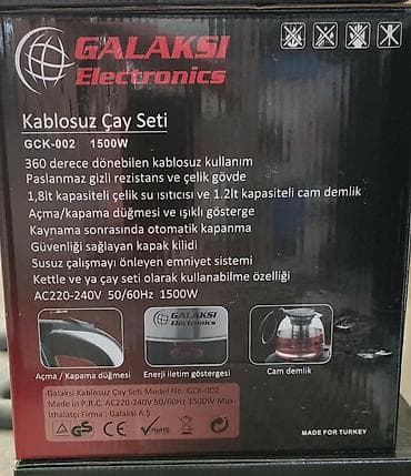 Elektrik caydan caynik Galaksi 1500 watt 1.8 litr su tutumlu demir — 7