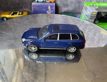 теннисный стол: Коллекционная модель Porsche Cayenne S 4.5 type 955 blue 2002 — 12