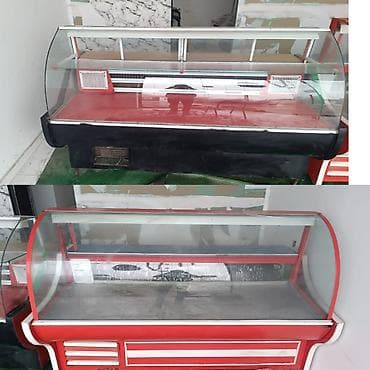 2 eded vitrin soyuducu Sabaha satilmalidir Olcu 1,90 Qiymət 1 ededi