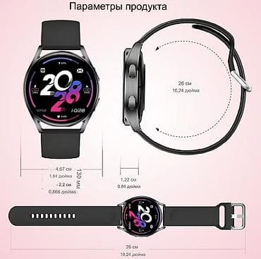 smart saat t800: Yeni, Smart saat, Smart, Sensor ekran, rəng - Qara — 5