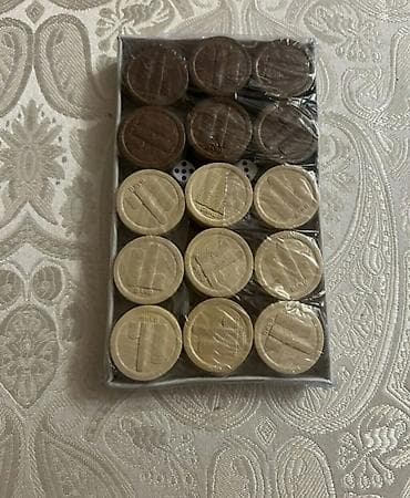 Nərd (backgammon) fişləri və zərləri dəsti - Dəst: 30 ədəd fiş (15 lalafo.az -da Nərd (backgammon) fişləri və zərləri dəsti - Dəst: 30 ədəd fiş (15