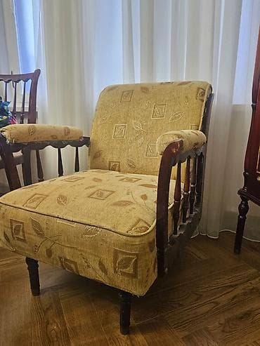 klassik divanlar: Klassik yumşaq mebel dəsti - Tərkib: 1 divan + 2 kreslo - Üslub — 2
