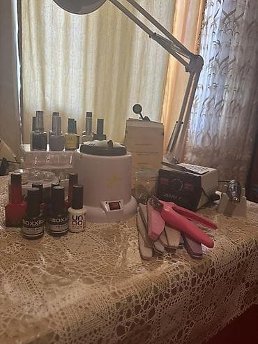 Manikür üçün peşəkar set Tərkib: - SUNUV SUN5 Plus UV/LED lampa