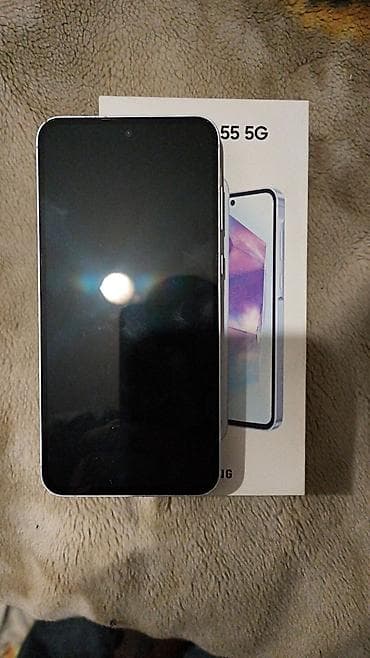 telefon samsunq: Samsung Galaxy A55, rəng - Göy, İki sim kartlı — 1