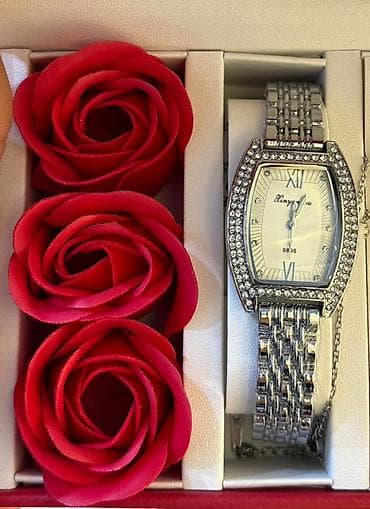 sve od koze: Yeni, Klassik Saat dəsti, rəng - Gümüşü — 4