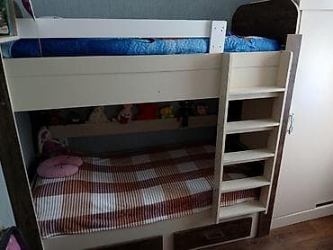 islenmis mebiler: Oğlan və qız üçün, İşlənmiş, Çarpayı, Matras ilə, Siyirməli, Laminat — 1