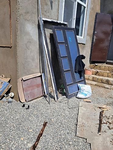 unitaz ve tulpan: Metaldan giriş qapısı və qapı karkası - Material: bərk metal karkas — 2