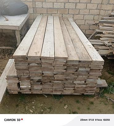 Taxta materialı – kəsilmiş lövhələr - Ağac növü: iynəyarpaqlı