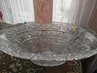 Termoqablar: Bohemia kristal dəst Temiz xrustaldi tomdu 3 - 4 defe istifade olunub — 3