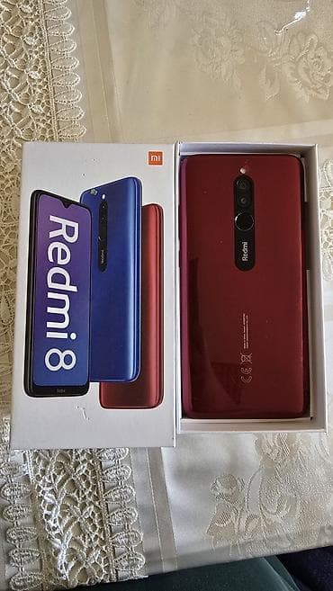 cat kabel: Redmi 8, 64 GB, rəng - Qırmızı, İki sim kartlı — 1