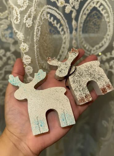 dam örtükləri işlənmiş: Fiqur, Taxta, rəng - Bej — 3