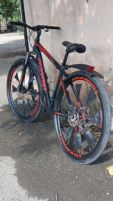 velosiped turist: VeloSport dağ velosipedi - Çərçivə: yüngül ərintidən, 29” ölçülü — 2