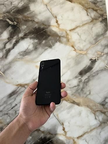 купить ноутбук в баку бу: Redmi Note 7, 64 ГБ, цвет - Черный, Отпечаток пальца — 10