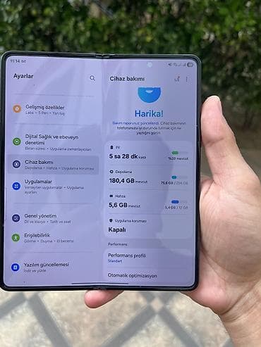 mi note 10: Samsung Galaxy Z Fold 4, 256 GB, rəng - Qara — 5