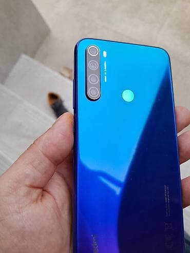 sony 1000 kamera: Redmi Note 8, 64 GB, rəng - Mavi, Barmaq izi — 1