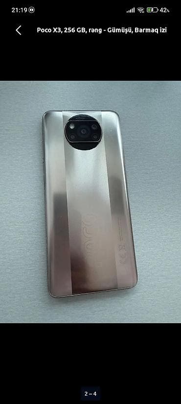 Poco X3 Pro, 256 GB, rəng - Gümüşü