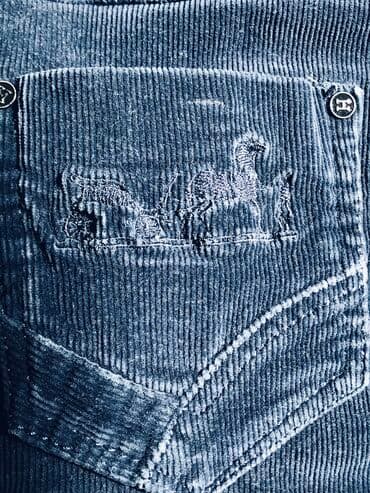 kişilər üçün cins şortlar: Hermes. isti shalvar — 4