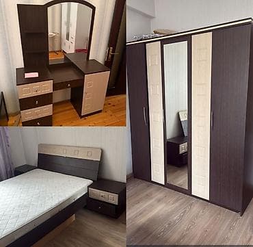 hamam ucun skaf: İkinəfərlik çarpayı, Dolab, Termo, 2 tumba, İşlənmiş — 1