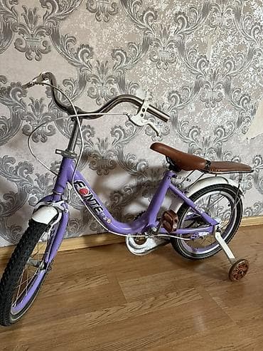veloseped: İki təkərli Uşaq velosipedi 16", sürətlərin sayı: 1 — 4