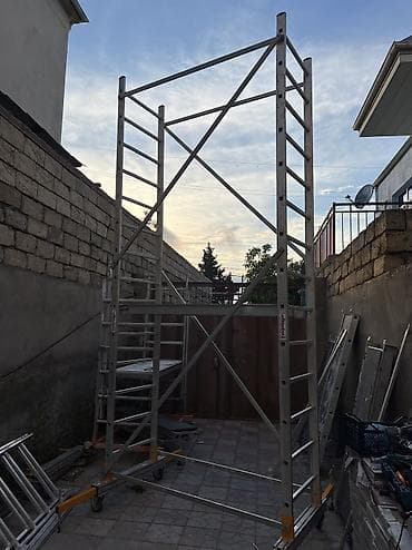 panel radyatır: Alüminium mobil iş qülləsi / skafold - Material: yüngül və davamlı — 7
