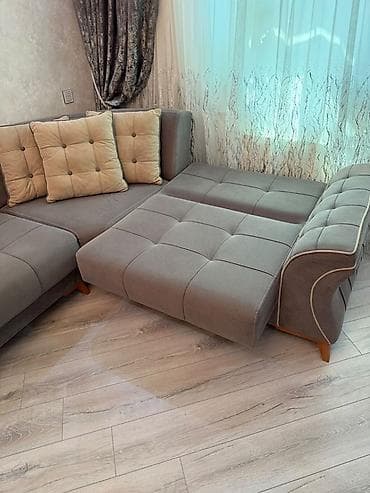 Divan və kreslo dəstləri: Künc divan dəsti –500azna satilir yeni kimidi teze aldgm ucun satiram — 5