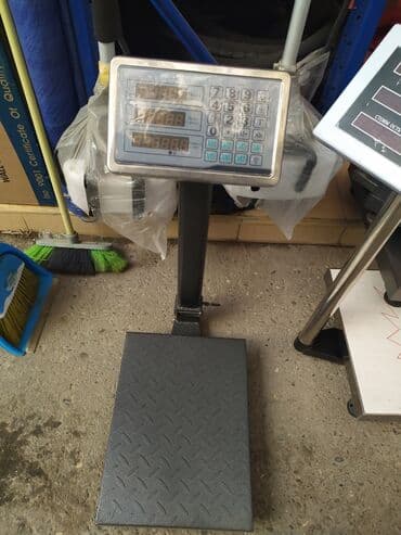 dəngə qabı qiyməti: Tərəzi elektroni 
100 kq 150 kq 300 kq — 1