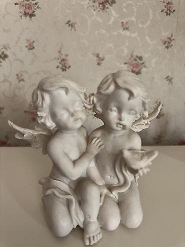 ag saat: Fiqur, Keramika, rəng - Ağ — 3