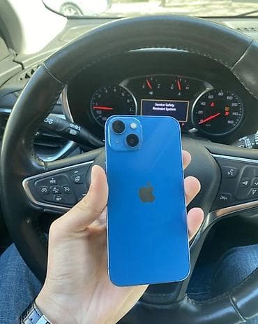 телефон fly li lon 3 7 v: IPhone 13, Голубой, Face ID — 1