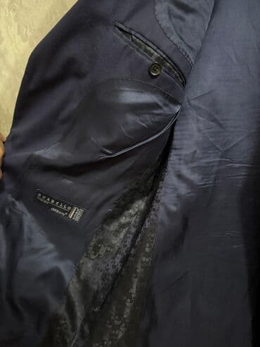 kisi pencekleri: Cacharel kişi kostyumu – tünd göy rəngdə, klassik dizayn. - Brend — 5