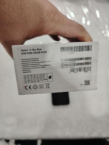 13 pro 256: Redmi 12, 256 GB, rəng - Mavi, Sənədlərlə — 2