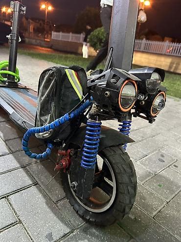elektirikli sukuter: İşlənmiş Elektrik samokat 10", 751 - 1000 Vt, > 45 km/s, Ödənişli çatdırılma, Rayonlara çatdırılma — 2