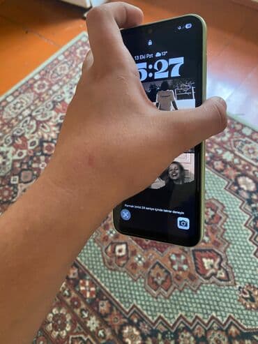 işlənmiş ucuz soyuducu: Samsung Galaxy A14, 64 GB, rəng - Yaşıl, Barmaq izi — 1